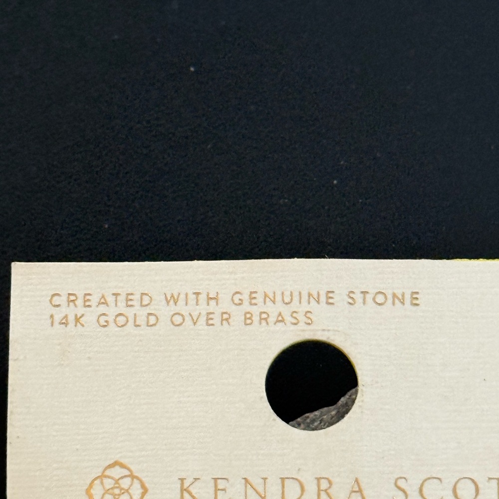 New Kendra Scott Aria Red Magnesite Drop Earrings - Picture 2 of 5